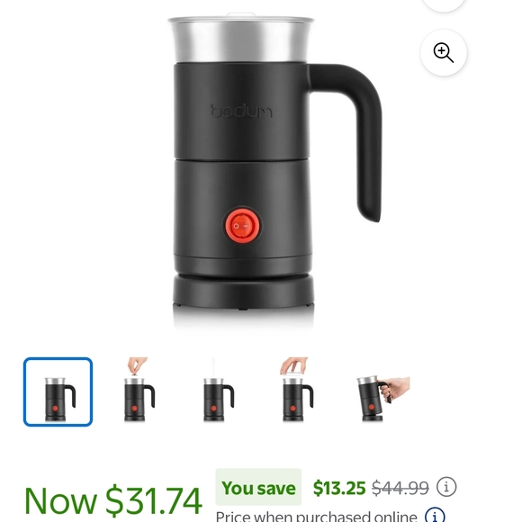 Nespresso Black Coffee Maker with Accessories - Picture 5 of 5